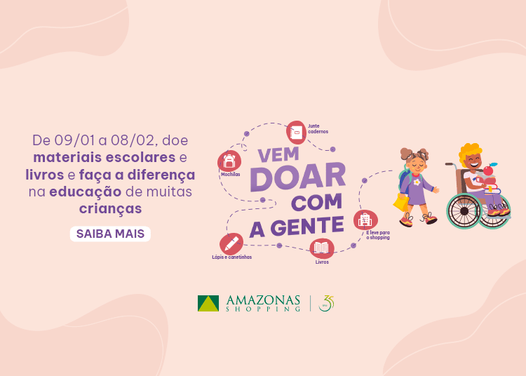 Doar material escolar é cuidar do futuro