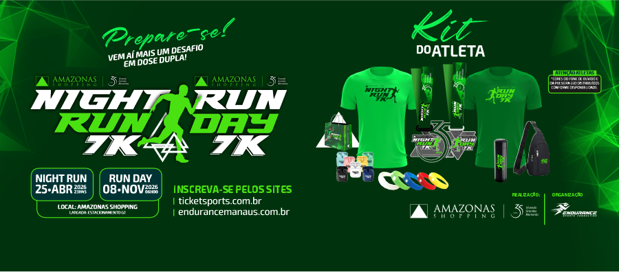 Corrida Night Run | Day Run: inscrições abertas!