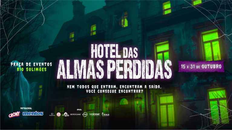 HOTEL DAS ALMAS PERDIDAS CHEGA AO AMAZONAS SHOPPING!