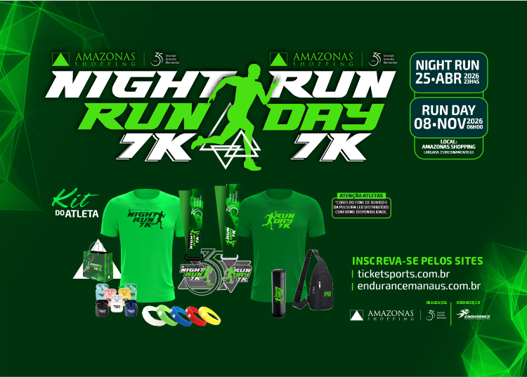 Corrida Night Run | Day Run: inscrições abertas!